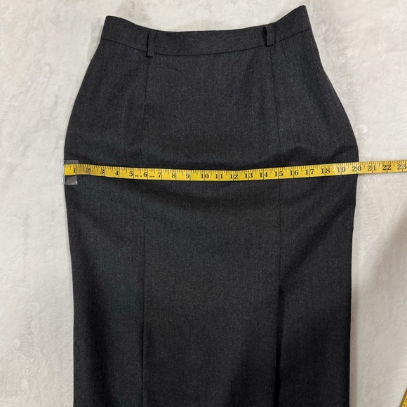 Vintage Talbots‎ Double Breasted Midi Skirt Suit Size 10 8 Wool Gold Button Read - Picture 16 of 16
